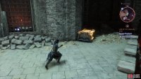 Check around to the right of the wall instead of going forward to find the chest.