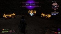 This will open the treasure room nearby and allow you to claim two regular chests and an unique chest.