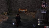 This will drop a ladder that will take you to the chest.