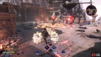 Destroy the crystals in the new area to fight the Golem.