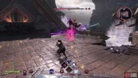 It can also shoot out shockwaves from range.