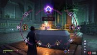 Emmrich’s “Placate Mischief” ability can cause wisps to emerge from their haunts.