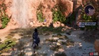 Make your way west, then northwest past the Clifftops Beacon to find some “Antaam Orders” on a rock near a waterfall.