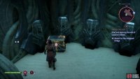 Knock out some more crystals and defeat some Frenzied Undead, then loot a chest in one of the cells.