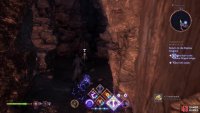then enter some tunnels, destroy a barricade, and pick up the “Pall of the Unknown Magister” memento.