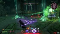 In phases 2 and 3 Hezenkoss can conjure a necrotic storm to lash the arena,