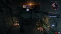 then pop through a hole in the wall to find another small chest, which contains more conventional gear - for the mage, a “Glacial Talus” ring.