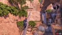 In addition to looking out for opportunities to use various companion abilities, you’ll also have to keep an eye out for other traversal elements - fallen trees or beams,