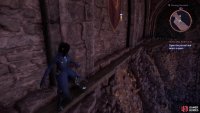 ledges you can sidle across,