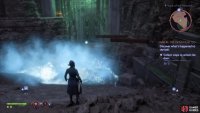 then brave the Despair demon auras to find the three wisps you need to open the door.