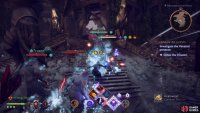 In the ruins beyond the Dalish camp you’ll find a large group of Venatori - we focus on cutting down the mages atop the stairs.