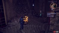 and blow them up to reveal a hidden chamber containing a chest and a memento.