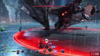 Try to dodge roll at the moment of impact to avoid the drop slam if you’re too close.