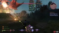 She will shoot homing fireballs when she retreats.