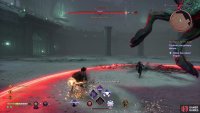 Get out of the large red circle to avoid taking massive damage.