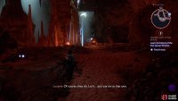 Follow the path around using Harding’s power to reach the Altar at the top.