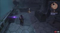 Go through the door to be transported above, where you’ll find the chest.