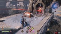 The chest will be on your right after crossing.