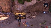 Loot the gear chest at the bottom of the ravine.