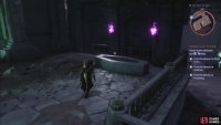 At the end of the path, you’ll find a coffin that starts a timed puzzle.