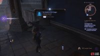 The Memento will be by the wall, opposite the chest.
