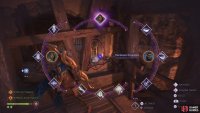 Climb the debris to the right of the building, follow the path to the wall, and use Neve’s power on the mechanism.