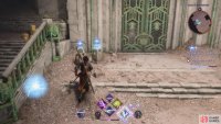The chest will be behind the door that requires four wisps.
