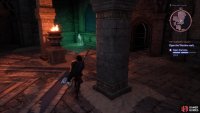 Find the spirit in the main chamber to open a hidden door.