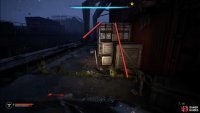 Climb up the crates opposite it, and drop to your left.