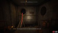 Follow the corridor over the wooden plank into the tunnel.
