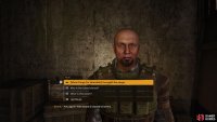 Once you have the cargo, take it to the guard at the base, and he’ll let you in.