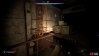 At the top, you’ll find a ladder leading to the roof.