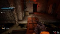 Go through the door around the corner of the emitter, and follow the tunnel while taking the ladders down.