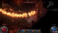 later on in the fight this attack will also be accompanied by a flame wall.