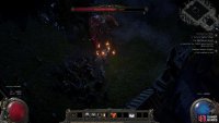 Later in the fight, Lachlann will launch a slam so powerful it shatters the ground in a cone near where it impacts, leaving frost in its wake.