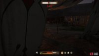 You can choose to hide in the tent for a few mins rather than engaging in ranged combat.