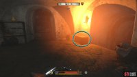 The chest containing the document will be under the torch to your right.