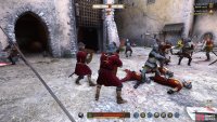 Once you open the gate, rush down to the courtyard to finish off the remaining soldiers.