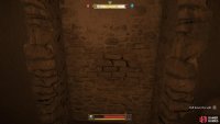 before removing the exposed bricks for the Old Rusty Sword.