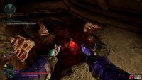 Head into the hole for your reward.