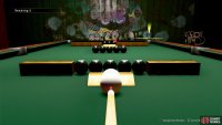 You want to hit the cue ball with full power to clear the ramps.