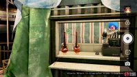 There is a booth with some instruments that you need to photograph.