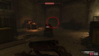 The Vehicle Bunker Storeroom is in the southeast corner of the main room.