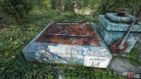 Just behind the greenhouse is a hatch leading to the Bunker.