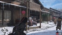 The Ornament Vendor is southeast of the Obama Guard Tower Viewpoint, northeast of the Obama District Kakurega.