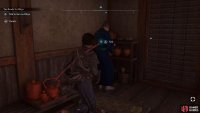 Enter his house as Naoe and speak to him to begin the quest.