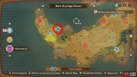 The location of Googlina’s Tower on the map.