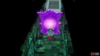 You can easily go back and forth using the Teleportation Gate menu option.