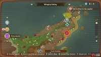 The Saw of Time recipe is in Wingtip Valley, as shown on the map.