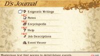 Those interested in the game’s lore can spend many additional hours perusing the contents of D’s Journal.